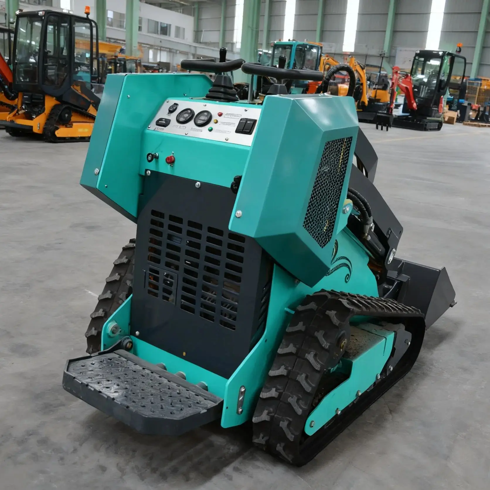 

Новый заводской мини-раздвижной погрузчик с ведром, доступная цена