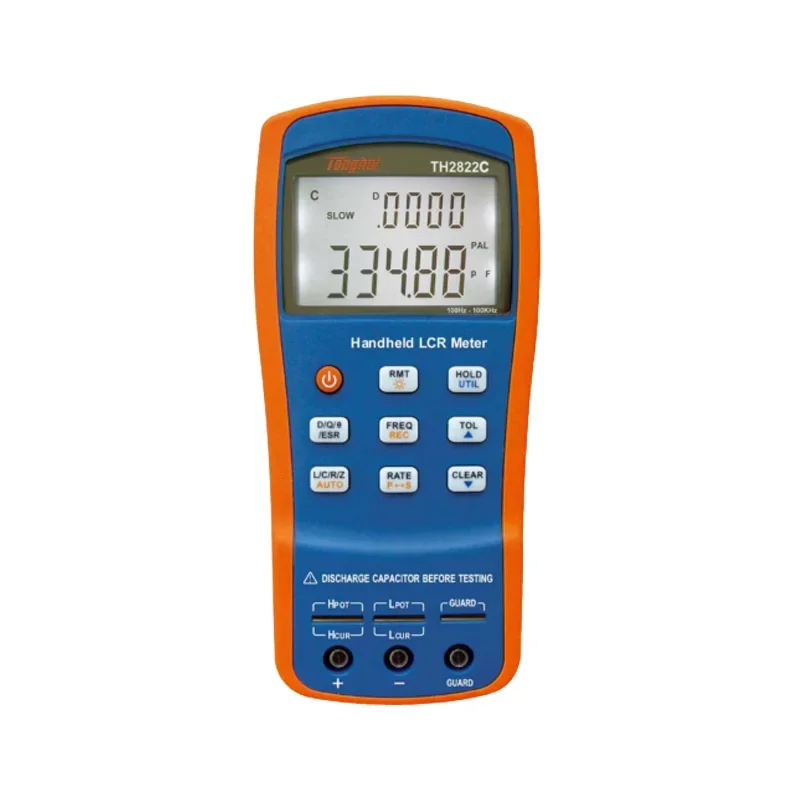 

Handheld LCR Meter Inductance Capacitance Resistance LCR QZD ESR DEG Tester 100KHz USB TH2822C