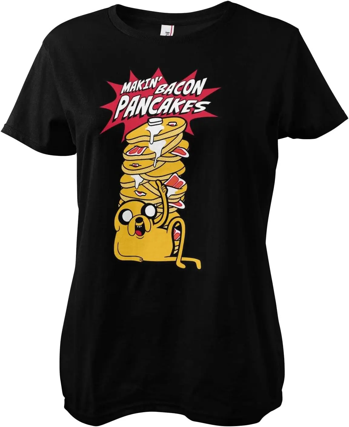 

Adventure Time Officially Licensed Makin' Bacon Pancakes Women T-Shirt