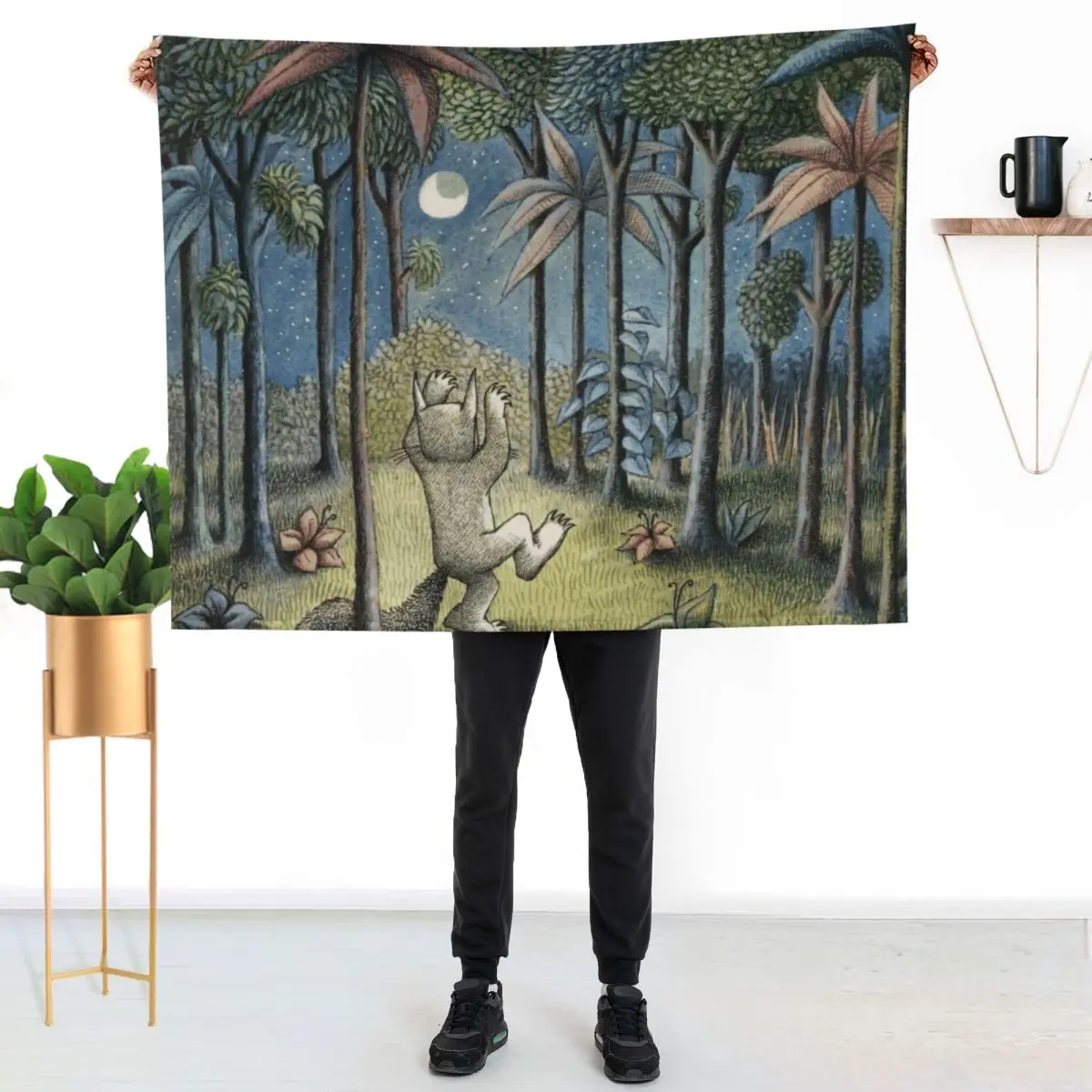 

Maurice Sendak Throw Blanket Warm Comfortable Blanket for Office Napping