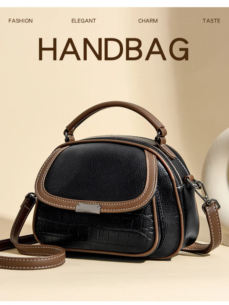 

Simple women's bag. New style in 2025 mobile phone bag. With double shoulder straps, large capacity. Stylish small round bag. Ca