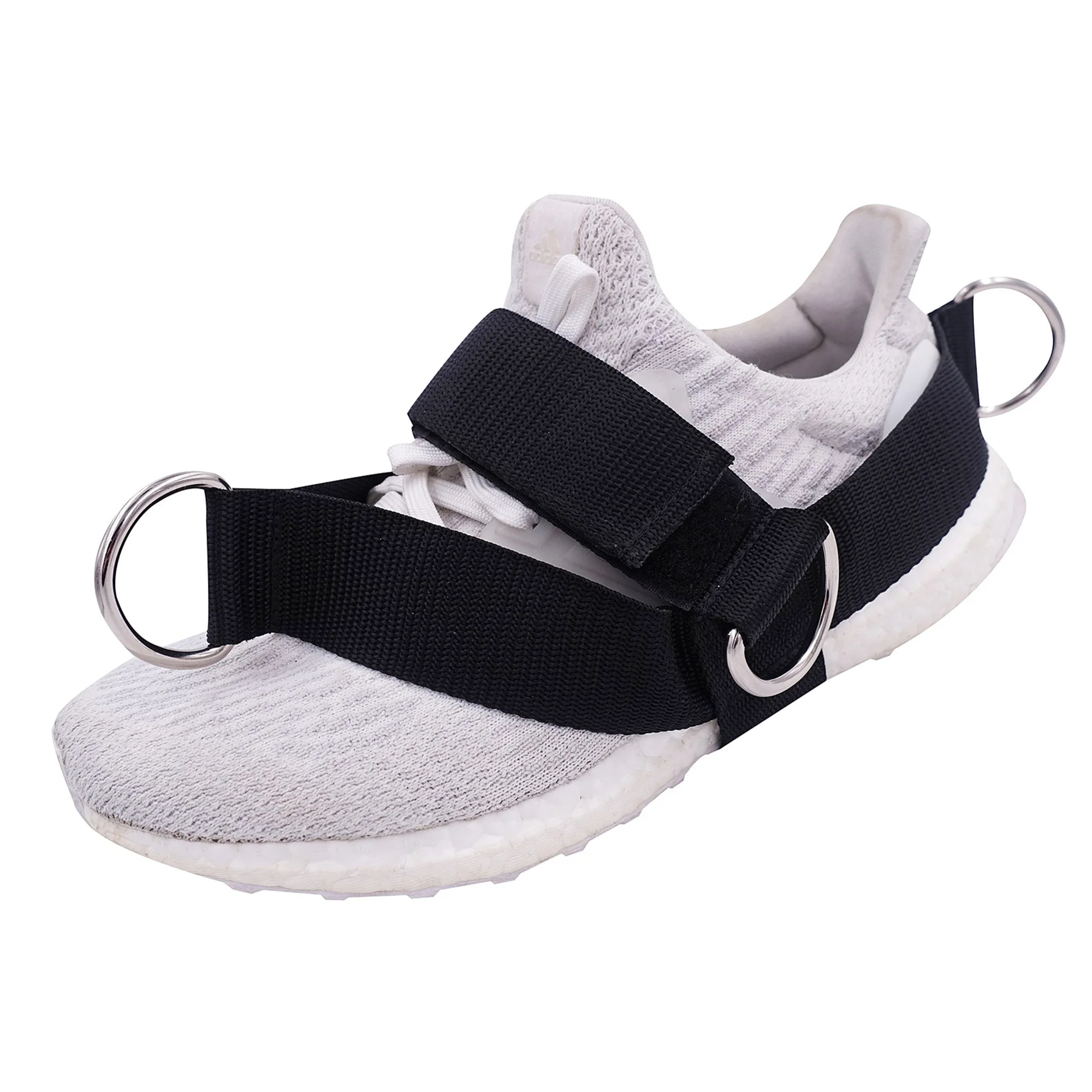 2 PCS Fitness Attachment Ankle Straps Glute Kickback Leg Exercise Abductors Resistance for Cable Machines Shoe Cover Pull Belt