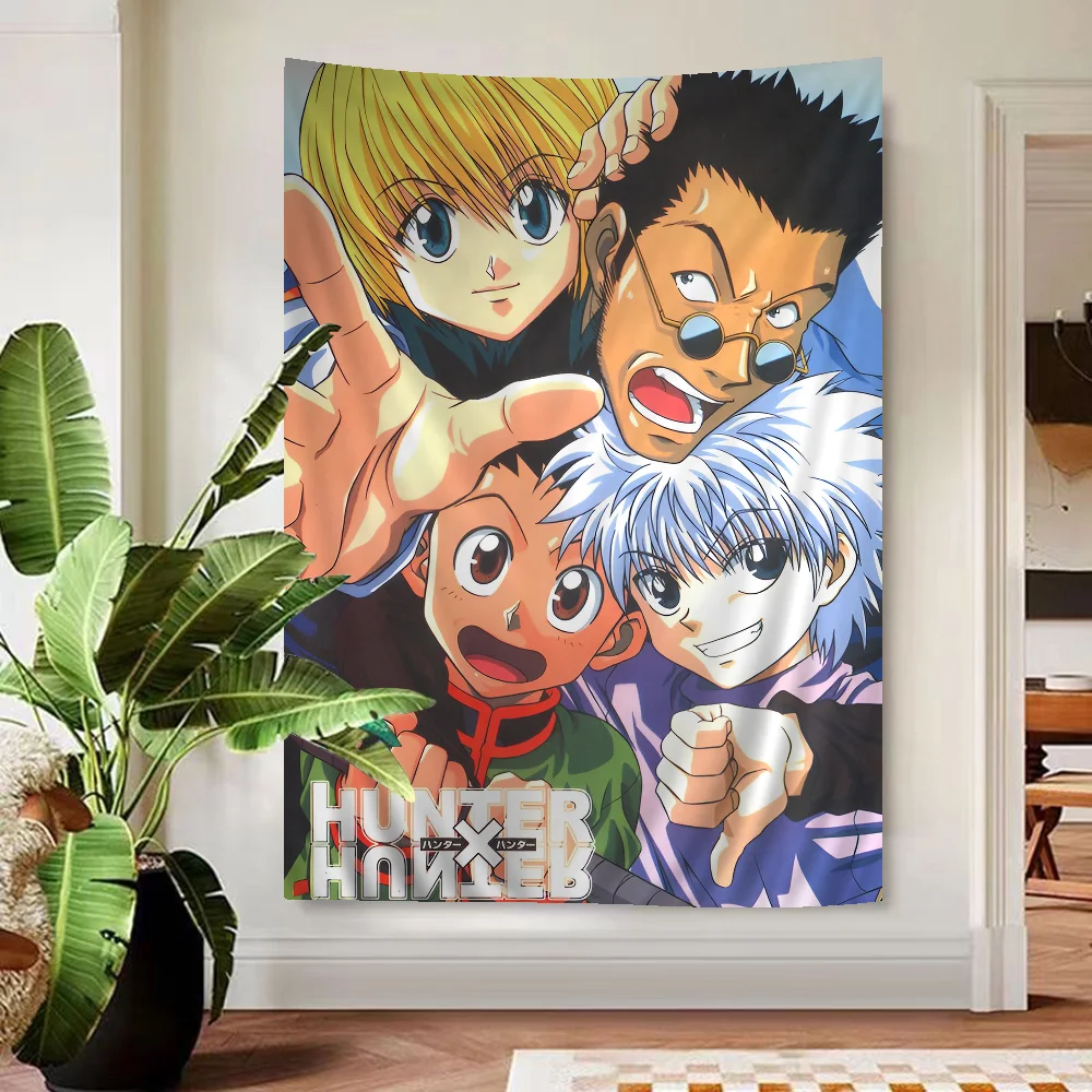 Hunter X Hunte Anime Printed Large Wall Tapestry Cheap Hippie Wall Hanging Bohemian Wall Tapestries Mandala INS Home Decor