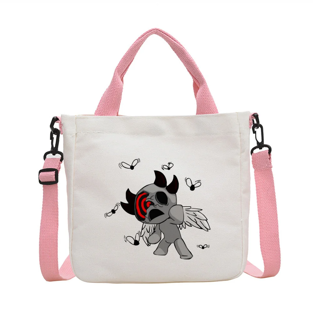 the Binding of Isaac tote bag bolsas de tela reusable foldable torba na zakupy shopping femme
