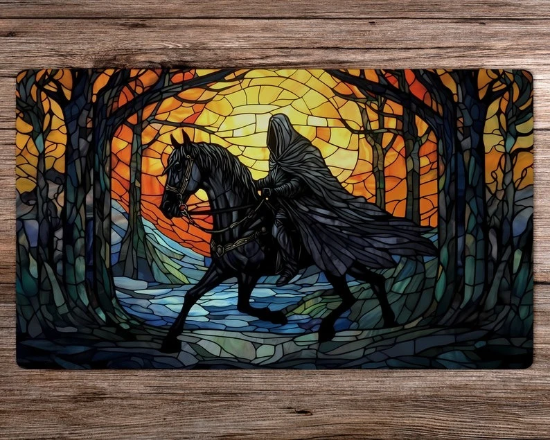 

Shattered Ringwraith 24 "x 14" игровой коврик, коврик для настольной игры, аксессуары для ПК, коврик для мыши, настольный коврик, расширенный коврик для стола, интерьер, настройка геймера