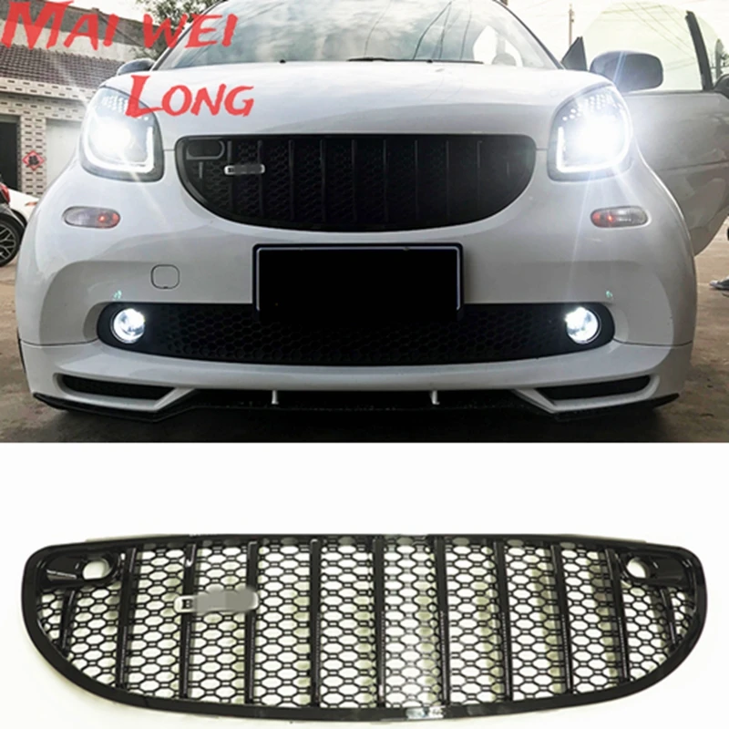 

Car Styling for mercedes New SMART 453 sports edition front racing grille Grill without emblem