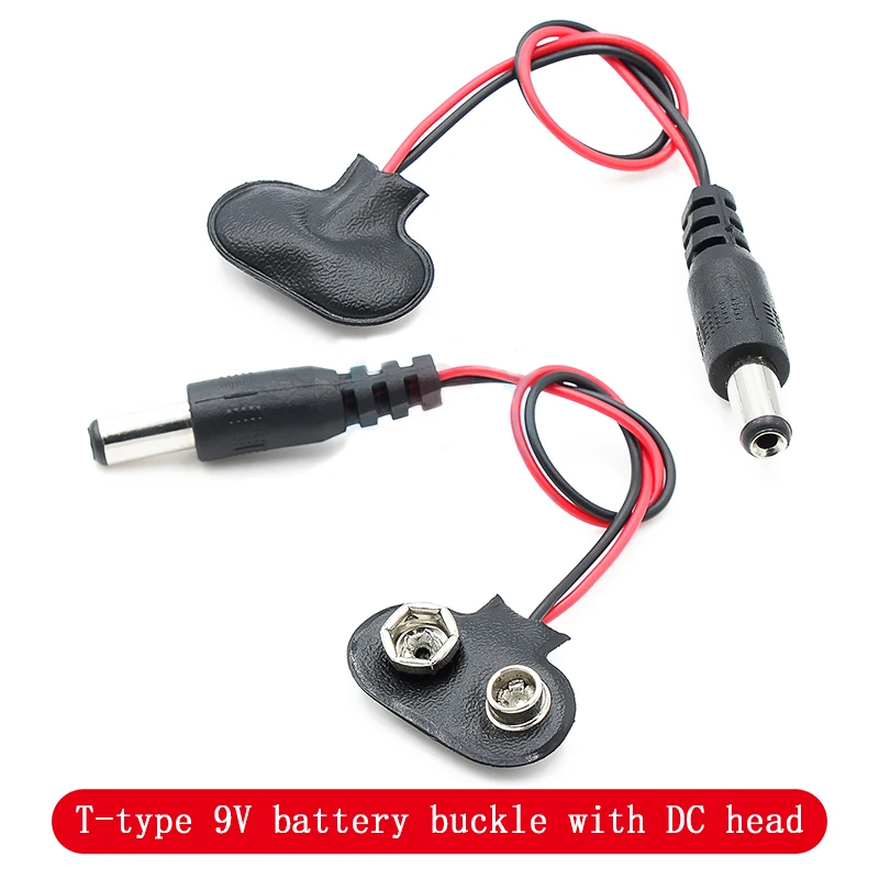 5 sztuk/partia klamra baterii 9V do ARDUINO UNO 2560 DUE z żeńskim złączem DC3.5 do zasilacza