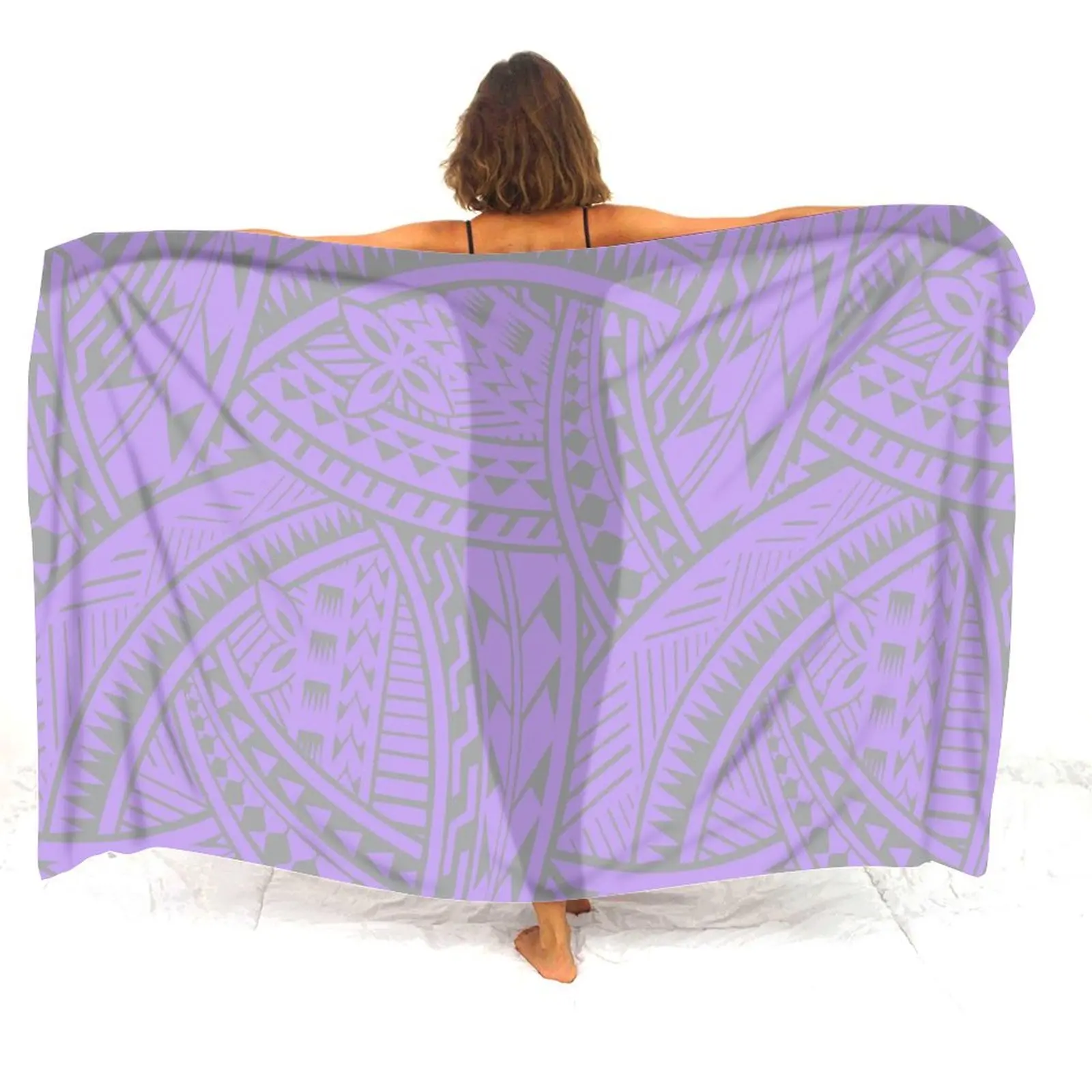 Polynesian Women'S Sarong Beach Sarong Dress Salon Shawl Customizable Sarong Dress Sarong Scarf