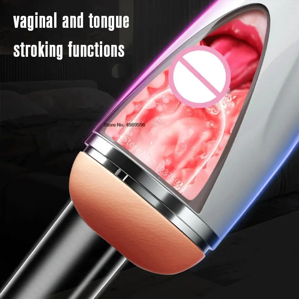 Masturbators?for Men Sex?tool Men\'s Satisfied Vagina 18 Automatic Man Masturbator Mens Masturbstor Vibrator Adult Supplies Male