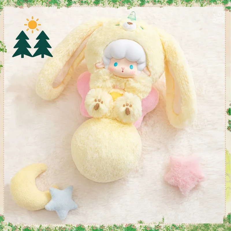 Original Curly Sheep Big Tail Animal Friends Series Blind Box Doll Keychain Cute Mini Fun Ornament Collect Toys Girl Boys Gift - view 2