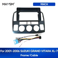 MAMSM para 2001-2006 SUZUKI GRAND VITARA XL-7 Radio de coche Marco de Fascia Cable Android estéreo tablero Kit placa frontal Panel de acceso