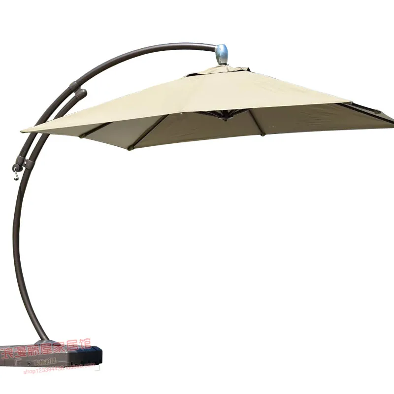 Outdoor sunshade security booth Roman umbrella beach sunshade villa sales office terrace