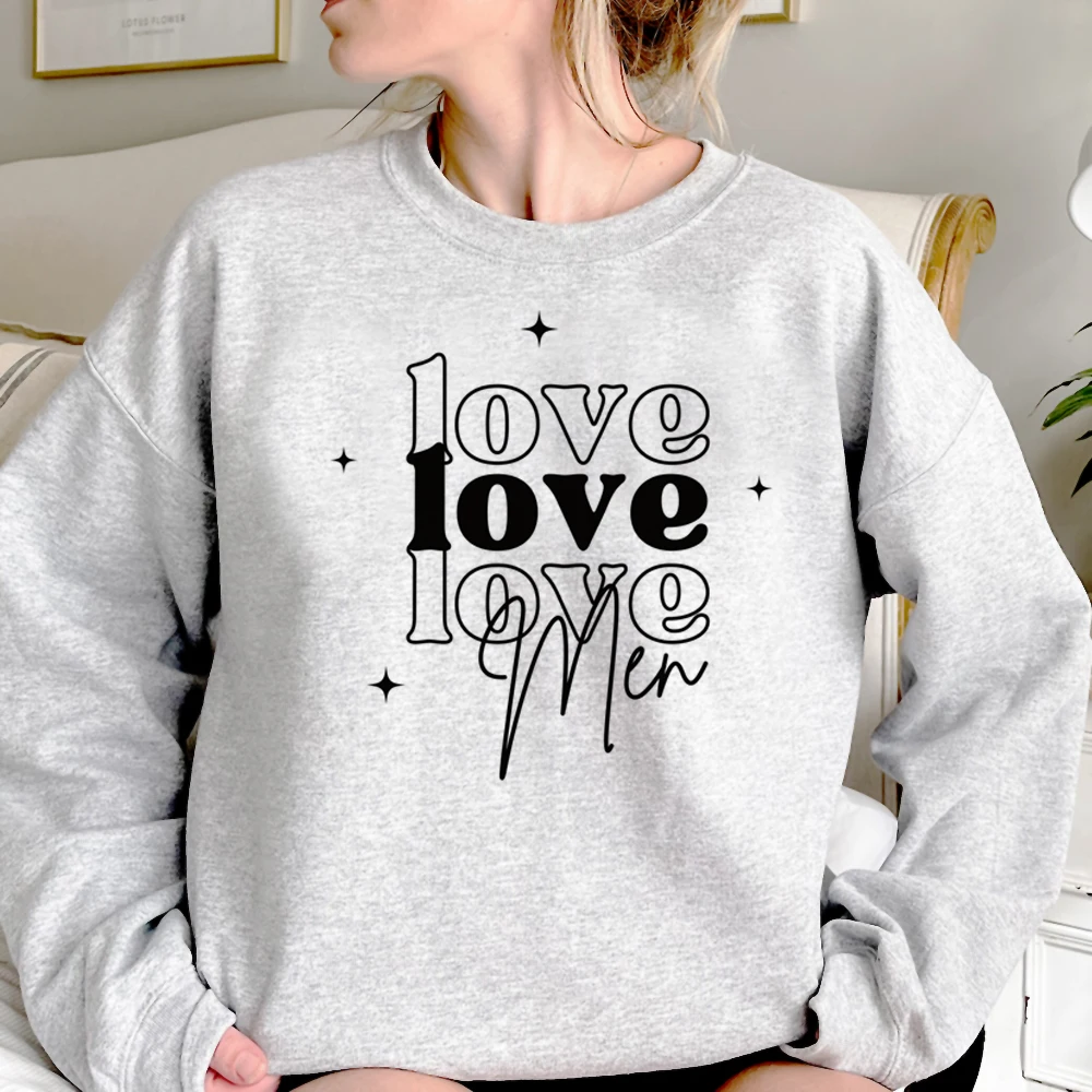 

i Love My Girlfriend hoodies women Fleece sweat y2k japanese anime sweater women long sleeve top sweatshirts