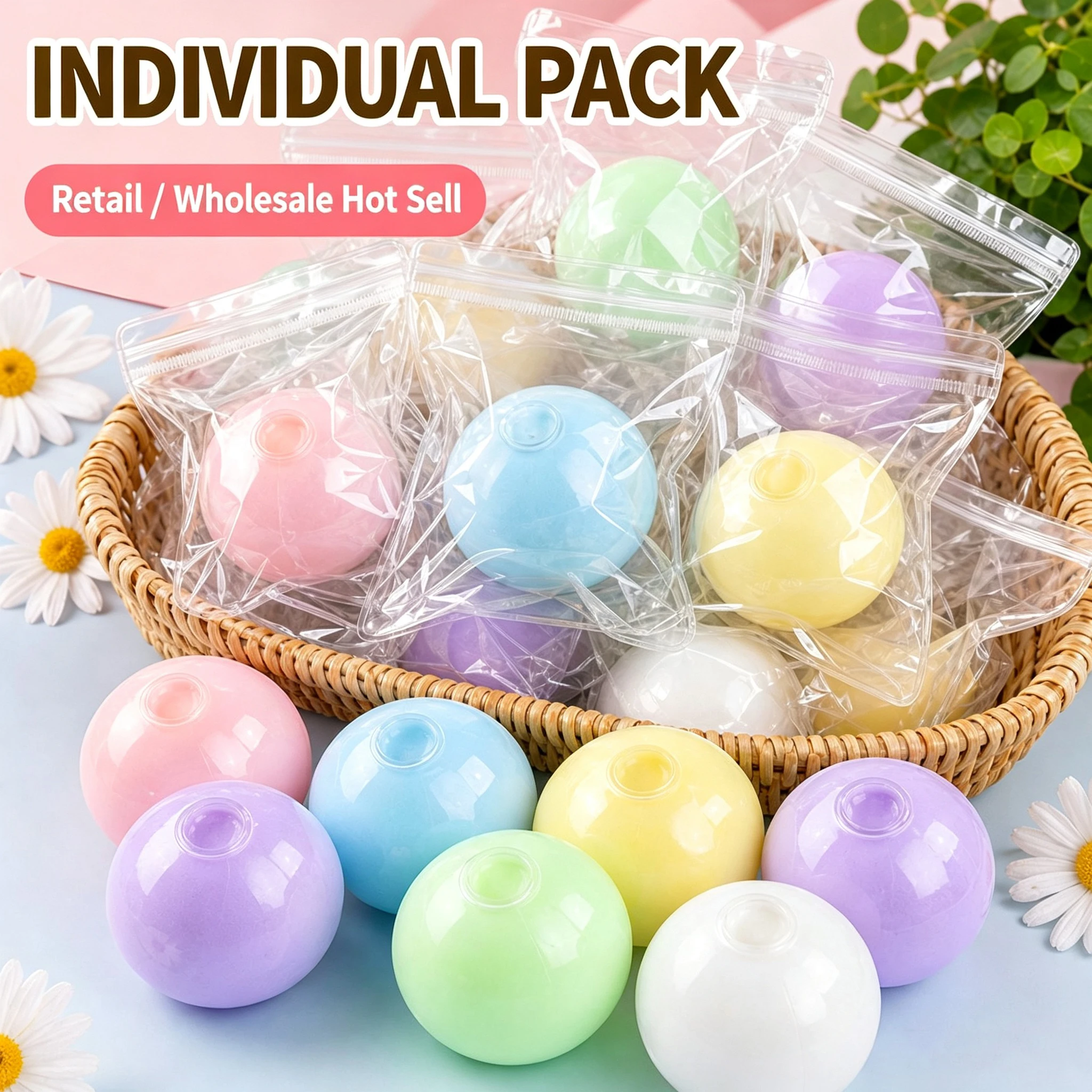 Sensory Kneading Ball Squishy Toy Decompression Handmade Pinch Fidget Squeeze DIY Toy Adult Stress Reducer Gift COD Ready