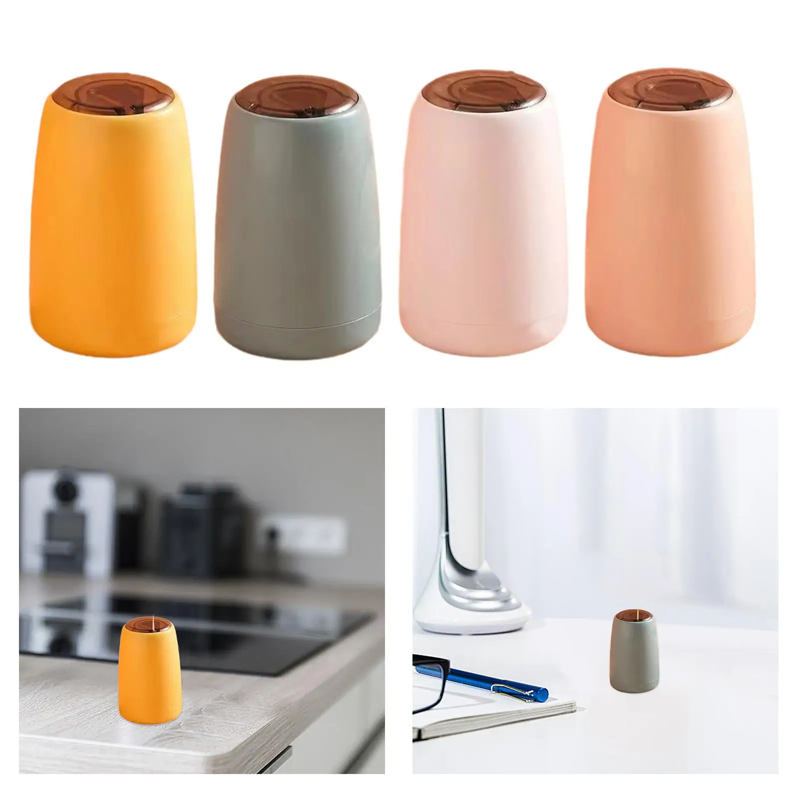 Press Toothpick Box Toothpick Box Wear Resistant Toothpick Can Cotton Swab Box Toothpick Storage Containers for Dinning Room