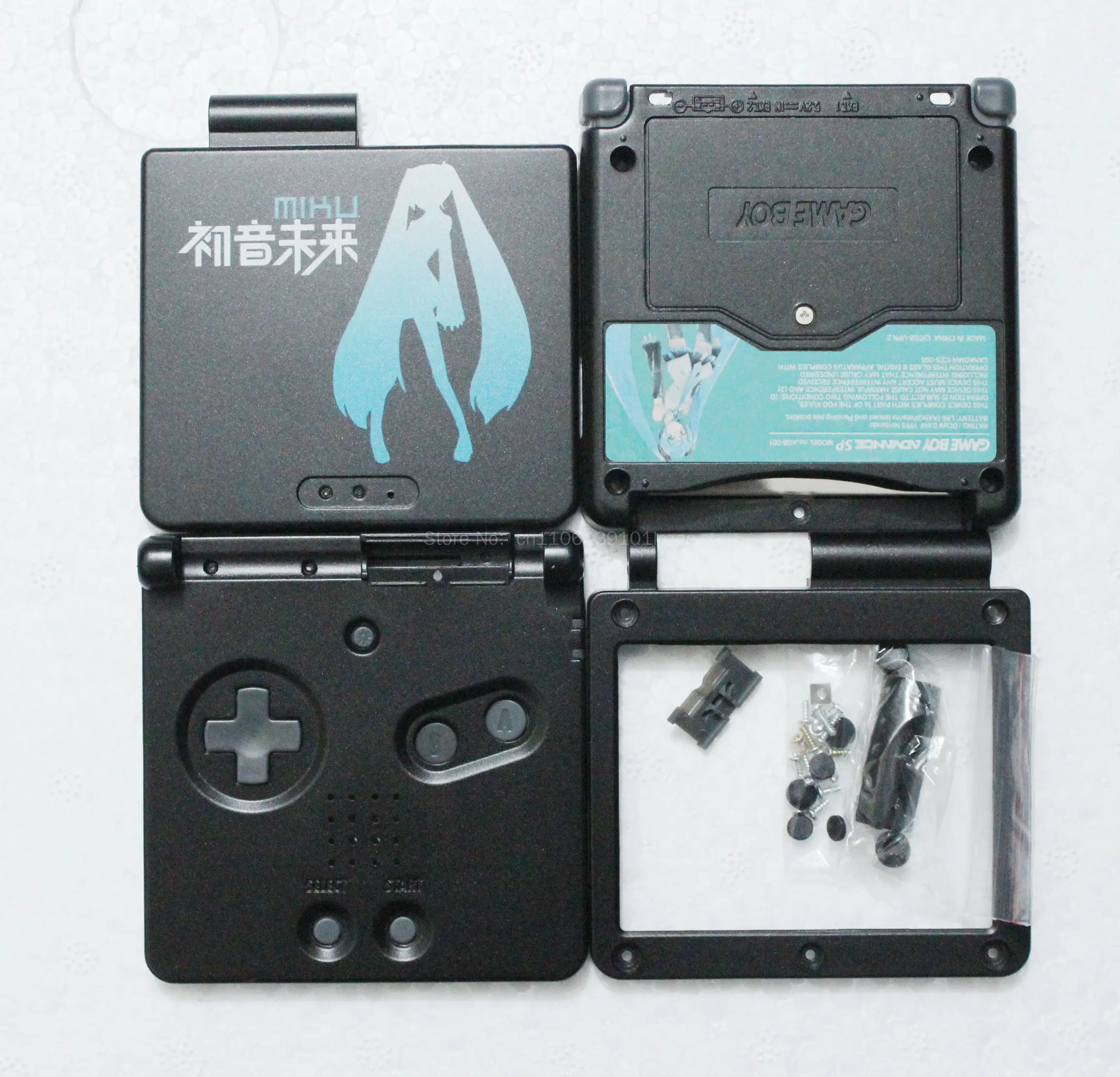 Game Boy Advance SP Replacement Shell GBA SP Shell Printed Custom Diy Housing Case For Retro Handheld Game Console view 5