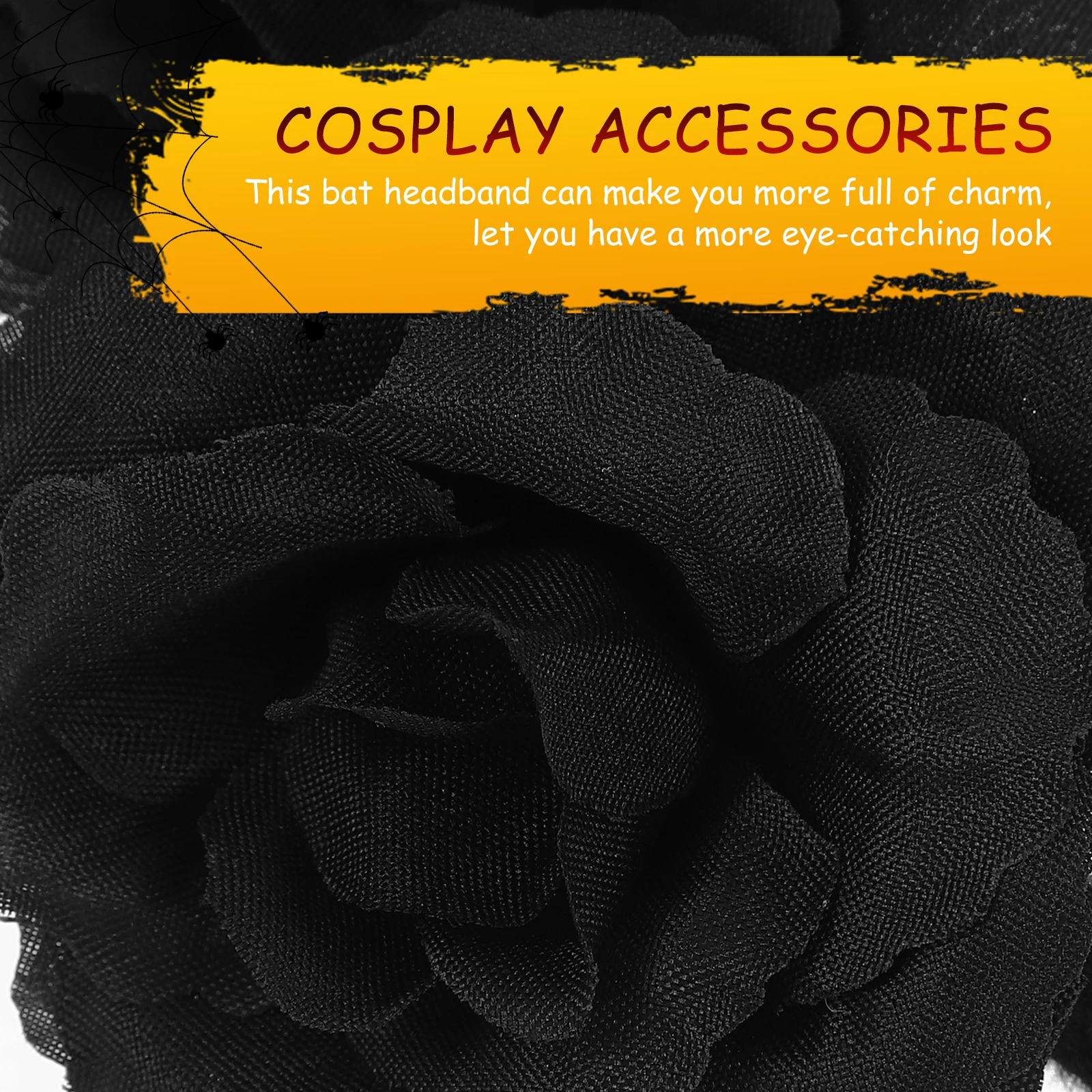 

Festival Accessories Women Bat Headband Hair Hoops Halloween Prop Party Costume