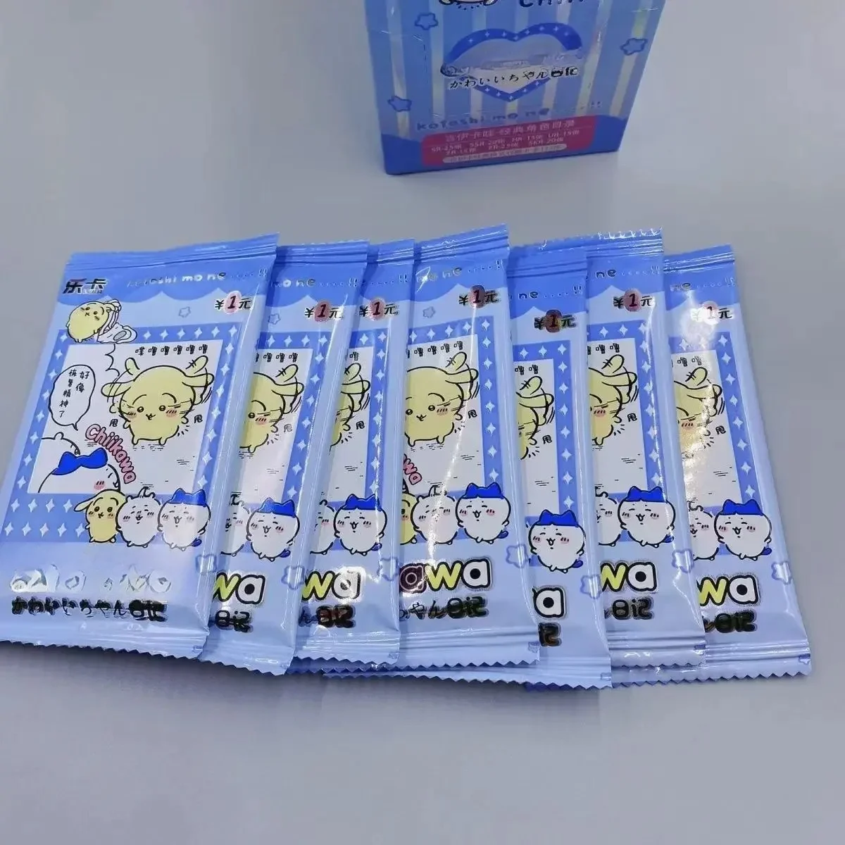 

yiji Trading Collectible Cards Hachiware うさぎ USAGI ちいか Full Box of 30 Packs of Cute Anime Peripheral Cards Gifts
