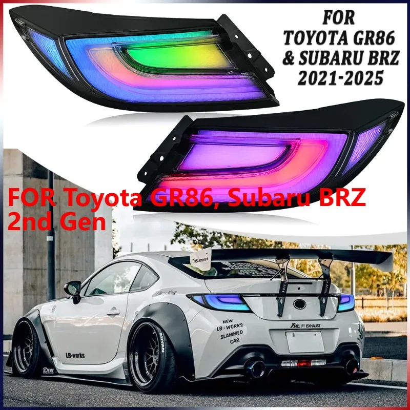 

For Toyota GR86 and For Subaru BRZ 2nd Gen 2021-2025 RGB LED Turn Signal Lights