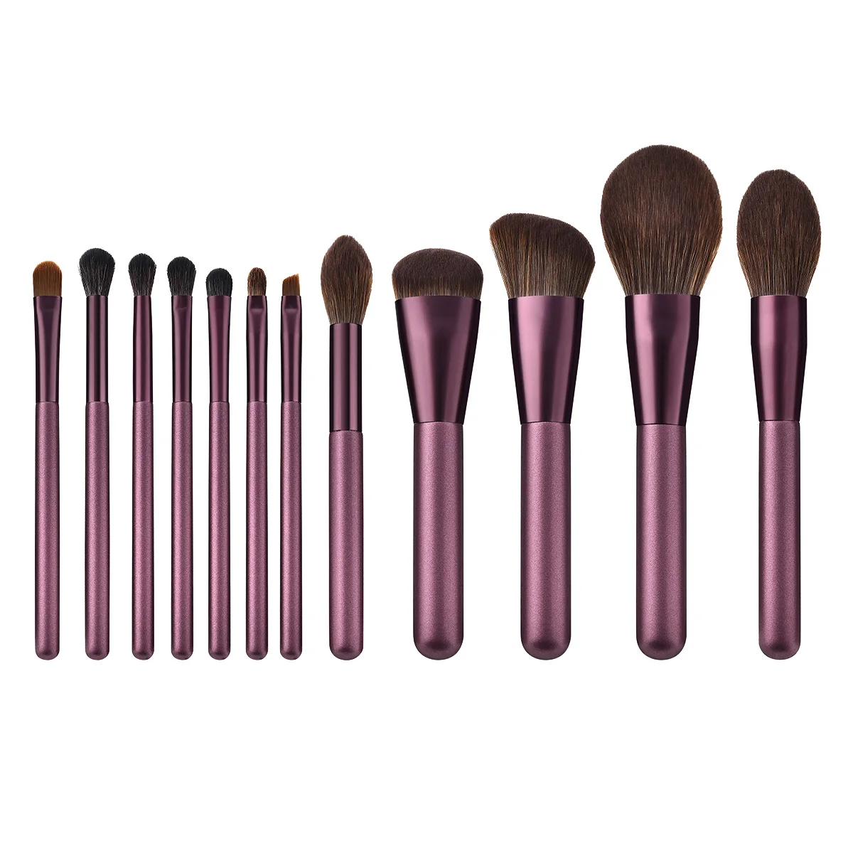 

12pcs Makeup Set Soft Bristles Wooden H Powder Brush Makeup Brush For Woman Cosmetics Tool Women Daily Professional Use