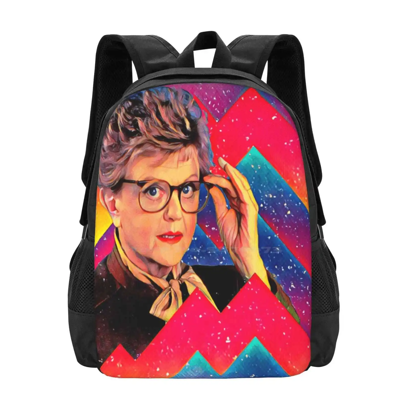 Yas To The Queen Fletcher School Bags For Teenage Girls Laptop Travel Bags Fletcher Jb Fletcher Murder She Wrote Angela