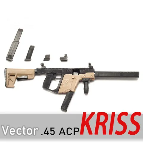 1/12 Scale KRISS Vector Standard Edition General Military Prop Model for 6" Doll
