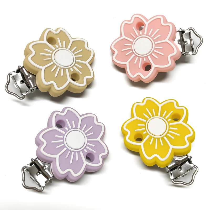 1/3/5/10pcs Sakura Silicone Focal Beads DIY Necklaces  for Focal Bead for DIY KeyChain Jewelry Making