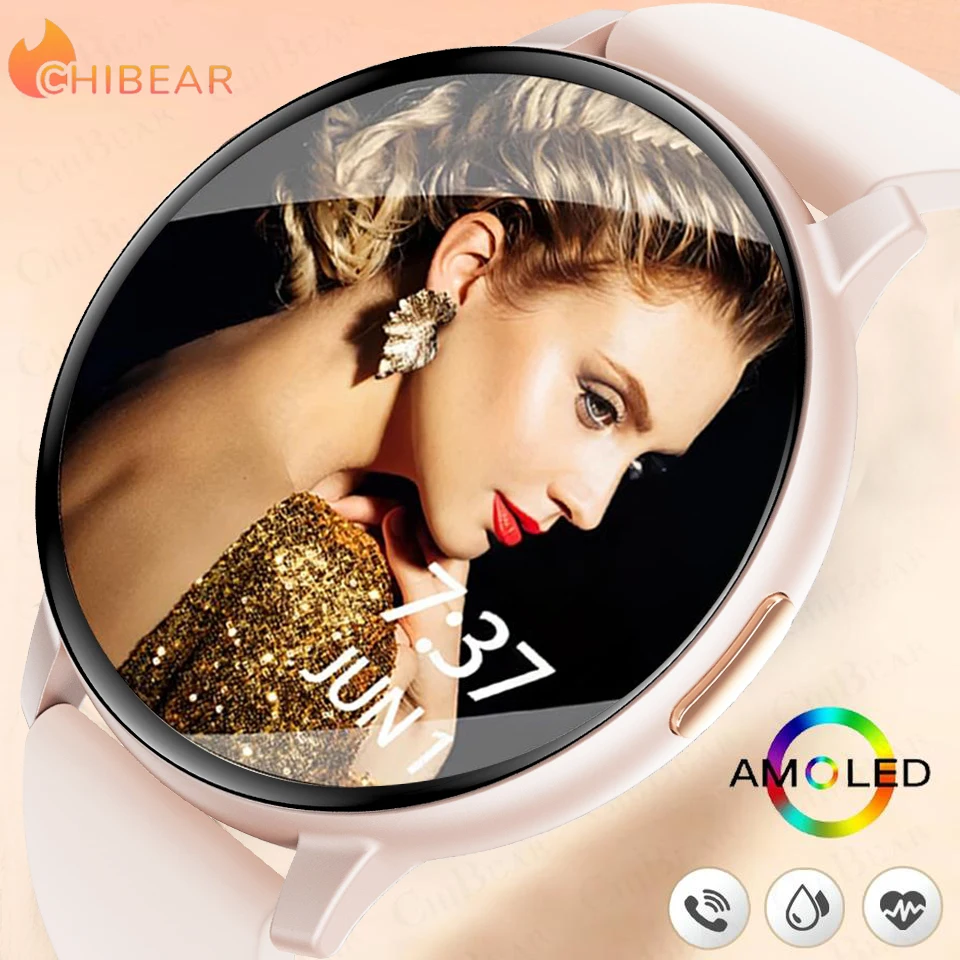 

2025 New Fashion Ultra-thin Smart Watch Women Bluetooth Call AMOLED HD Screen IP68 Waterproof Multi-functional Smartwatch Lady