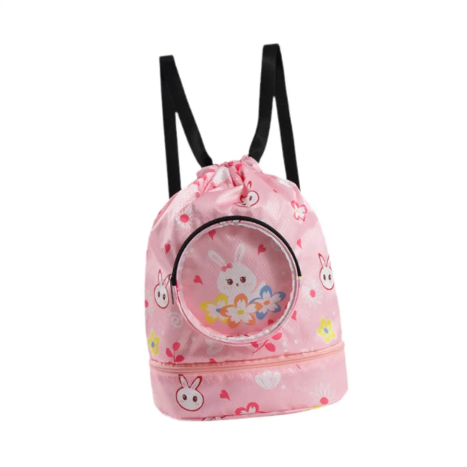 Kids Drawstring Backpack Waterproof Sport Knapsack Swim Bag Dry Wet Separated Sack ,Pool Bag for Seaside Hiking Teener Women Men