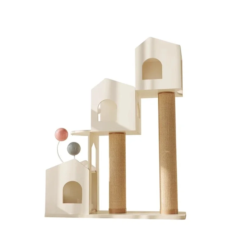 Cat climbing frame, confession balloon series, large cat scratching frame, cat tree integrated