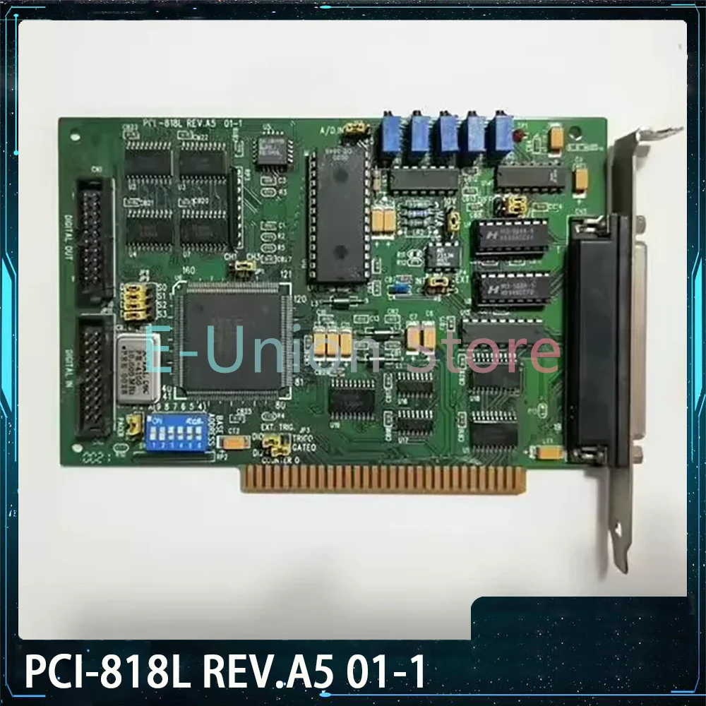 

PCI-818L REV.A5 01-1 Data Acquisition Card AD1801 Chip