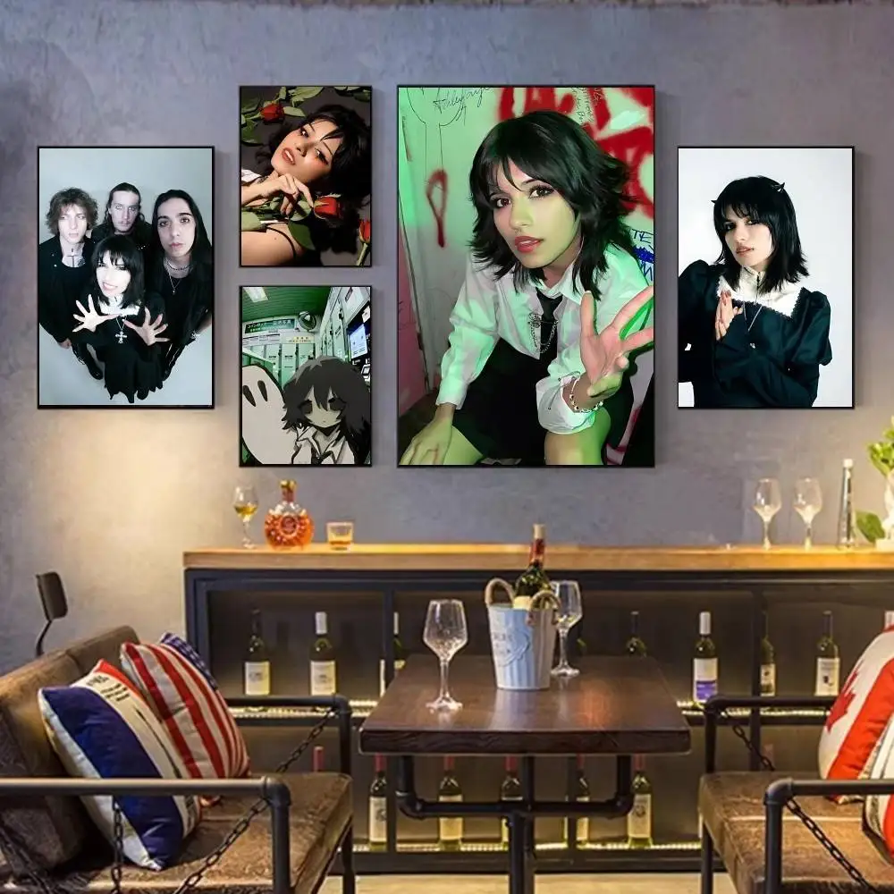 V-Violent Vira Band Poster Fancy Poster Wall Sticker for Living Room Bar Vintage Decorative Painting