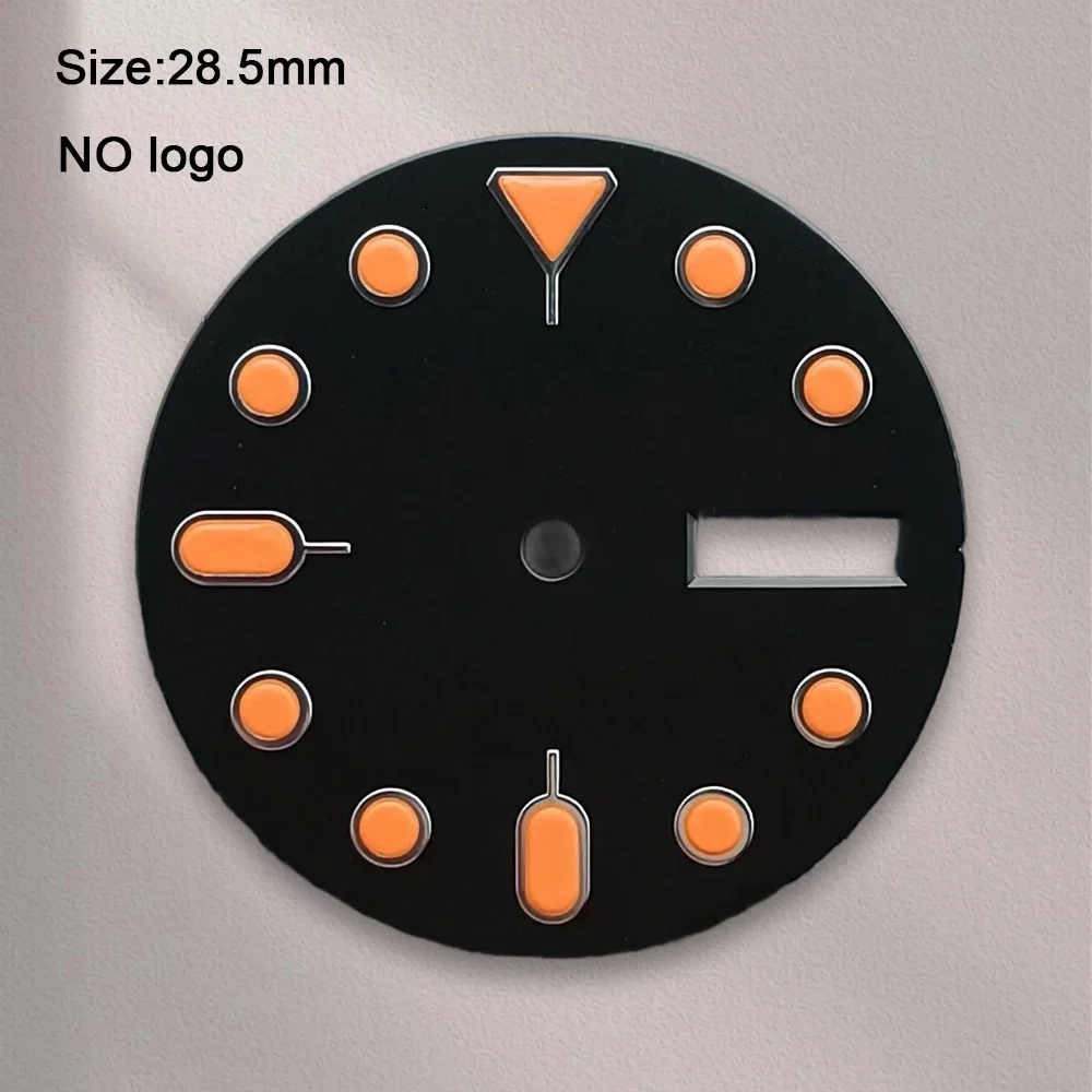 28.5 mm No Logo Blank Dial For NH36 Movement High-Quality Custom Logo Watch Dials Hands Accessories Repair Tools
