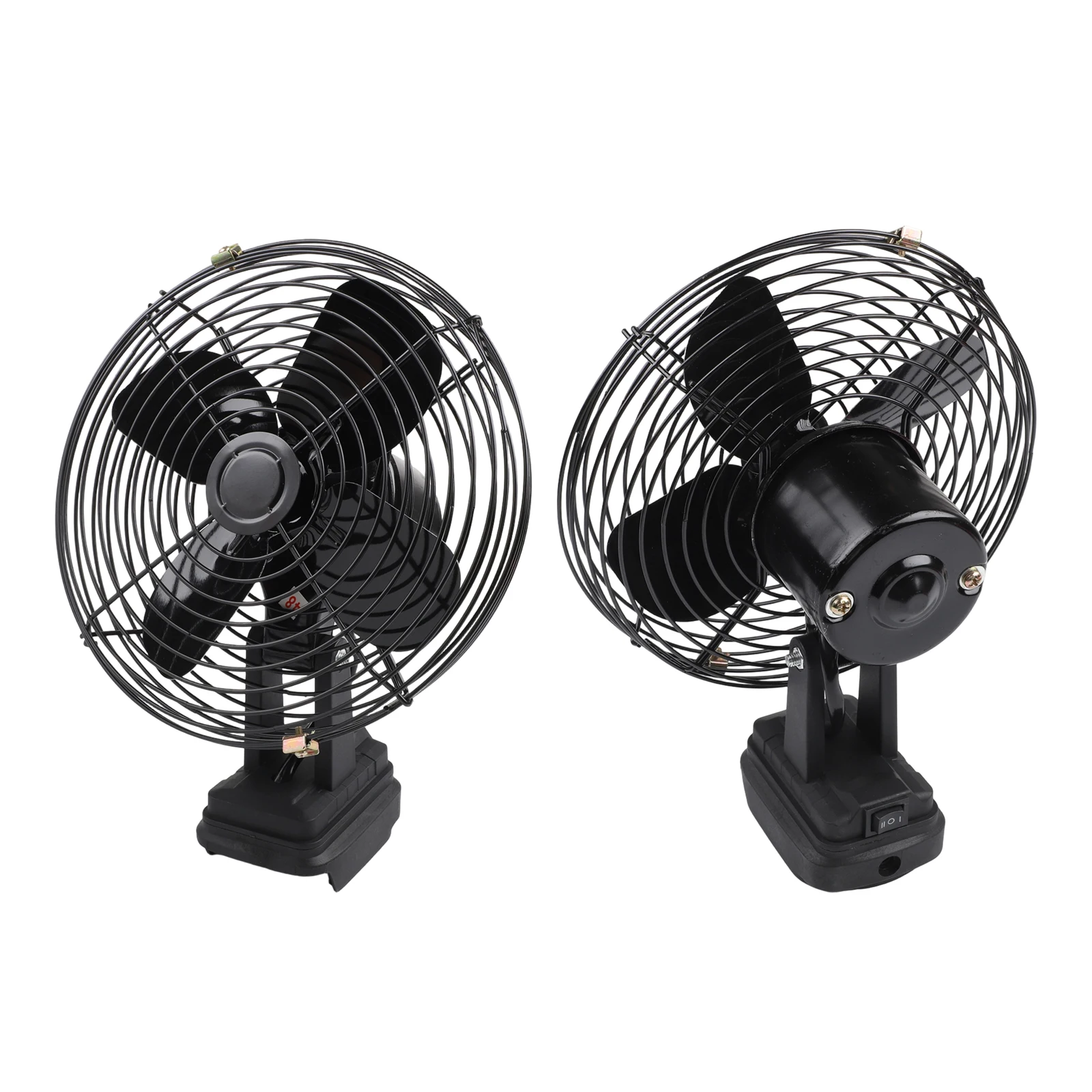 Wireless 8 Inch Camping Fan Featuring Copper Motor Metal for blades and Reversible Airflow for BL1830 BL1840 BL1850 18V Battery