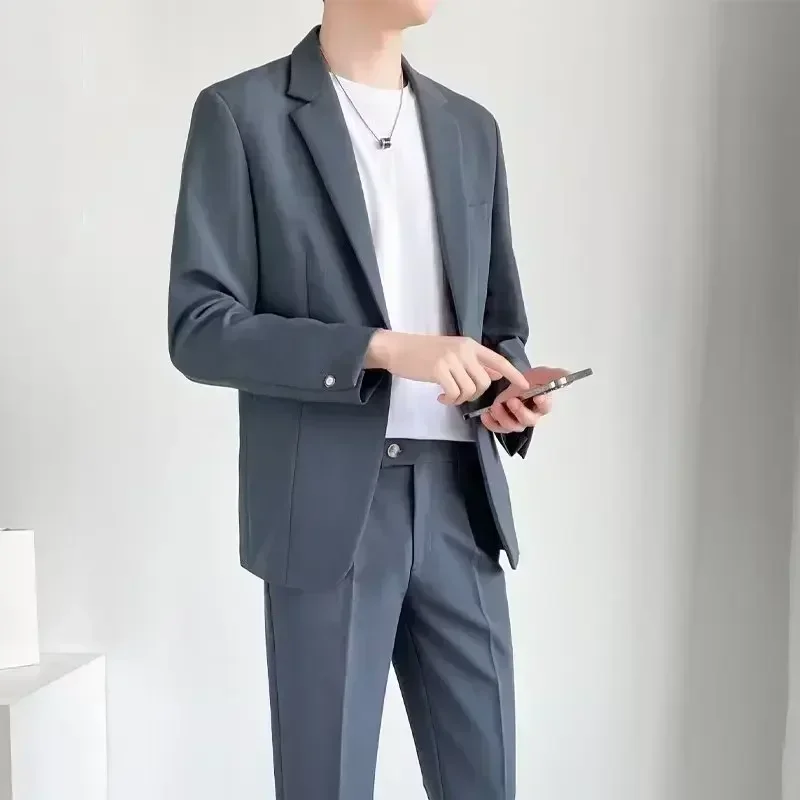 A3638 Men Thin Suit Blazers Jackets Business Casual Suit Designer Coats New Spring Summer Formal Wear Blazers Jackets Size 5X