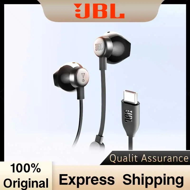 JBL TUNE 305C Type-C Wired Over-Ear Headphones Computer Headset Clear Call Compatible with USB-C Devices