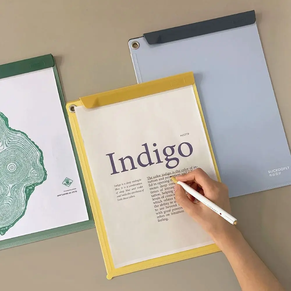 A4 Writing Prancheta para Documento, Memo Folder, Paper Organizer, Writing Pad