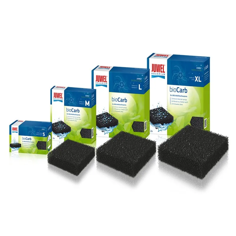 

Original JUWEL BIOCARB CARBON SPONGE Aquarium Filter Media bioCarb 3.0 M/6.0 L/.0 XL 88059/88109/88159