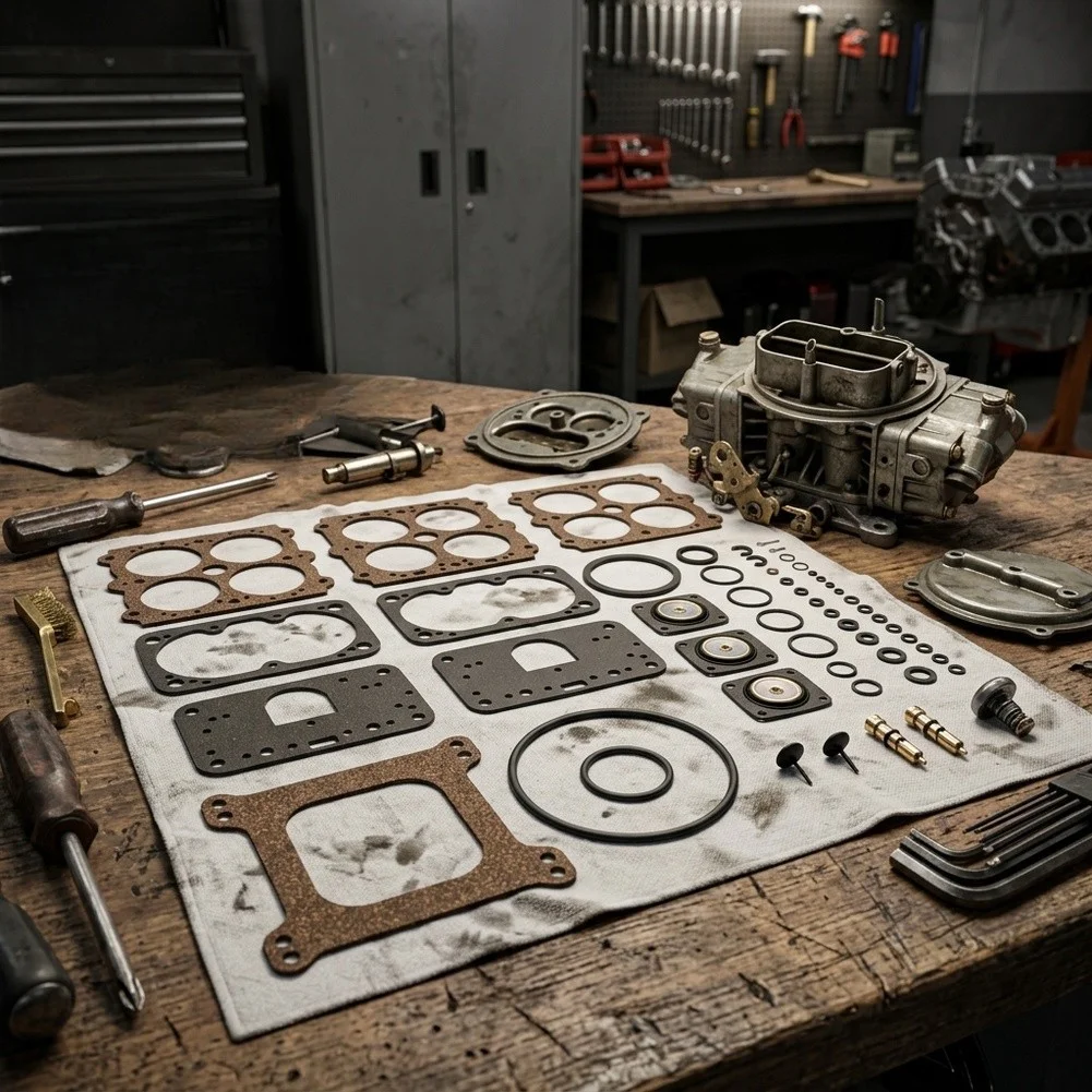 Carburetor Tune Up Kit Compatible with For Holley 4150 Models Supporting Fuel Delivery Optimization and Engine Responsiveness