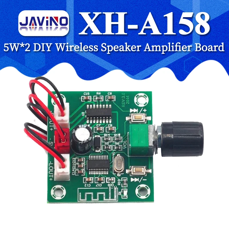 XH-A158 Ultra Clear Bluetooth 5.0 Power Amplifier Board PAM8403 Small Power DIY Wireless Speaker Amplifier Board 5W*2