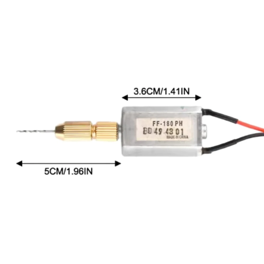 Mini Electric Drill Handheld Drill Bits Kit 180 Motor Wood Craft Jewelry Making Tools 5V USB Power Plug Screwdriver Tool Kit