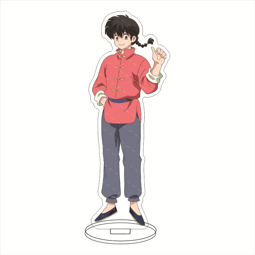 Ranma 1/2 Tendou Akane Acrylic Anime Figure Stand Model Plate Keychain Desk Decoration Fashion Friends for Gifts Display Cartoon