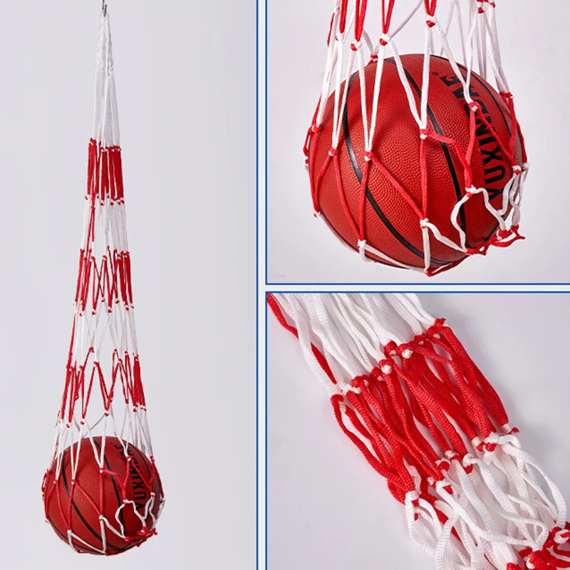 Sac de rangement pour basket-ball, contient 12 balles, sac en maille Portable, sac de rangement pour basket-ball, football, volley-ball, sac en maille de grande capacité