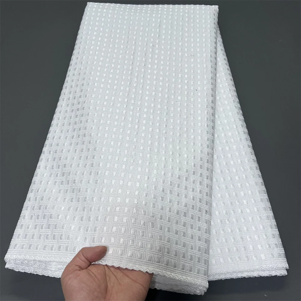 

Tulle Lace Fabric for Sewing Dress, Damask Cotton, High Quality, Pure Embroidery, Wedding Party, Nigerian, 5Yard, 2026, hz1407