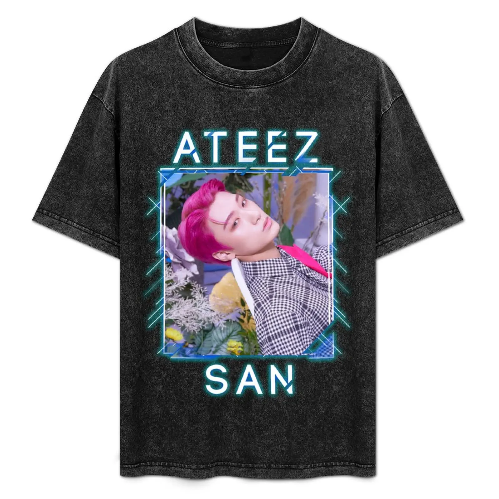 

ATEEZ - San T-Shirt shirts graphic tee new edition anime mens champion t shirts