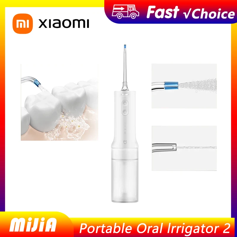 

XIAOMI MIJIA Portable Oral Irrigator MEO705 Dental Teeth Whitening Flosser Bucal Tooth Cleaner Waterpulse Water Thread for Teeth