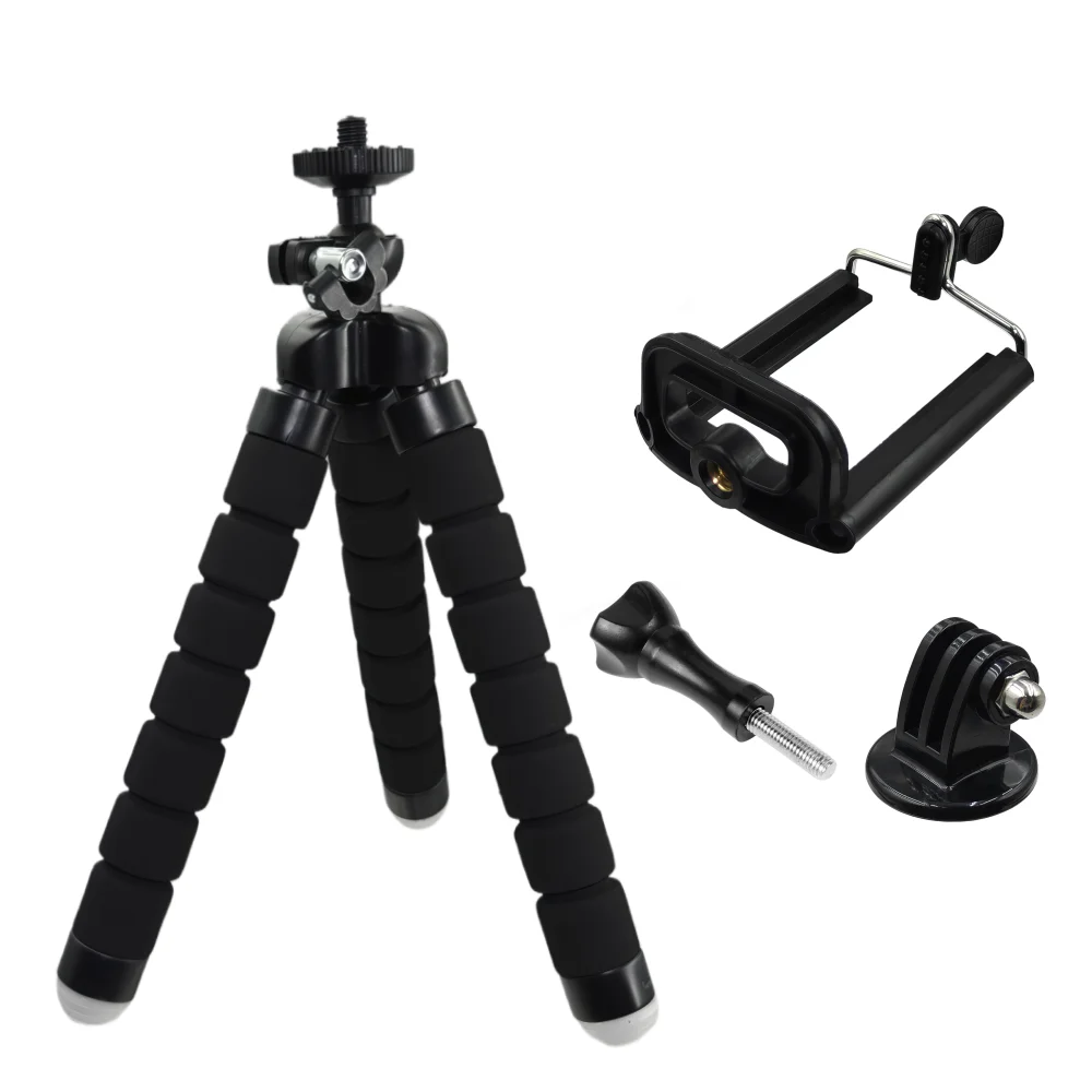 タコ足型フレキシブルミニ三脚、GoPro Hero 13 12 11 10 9 8 7、DJI
