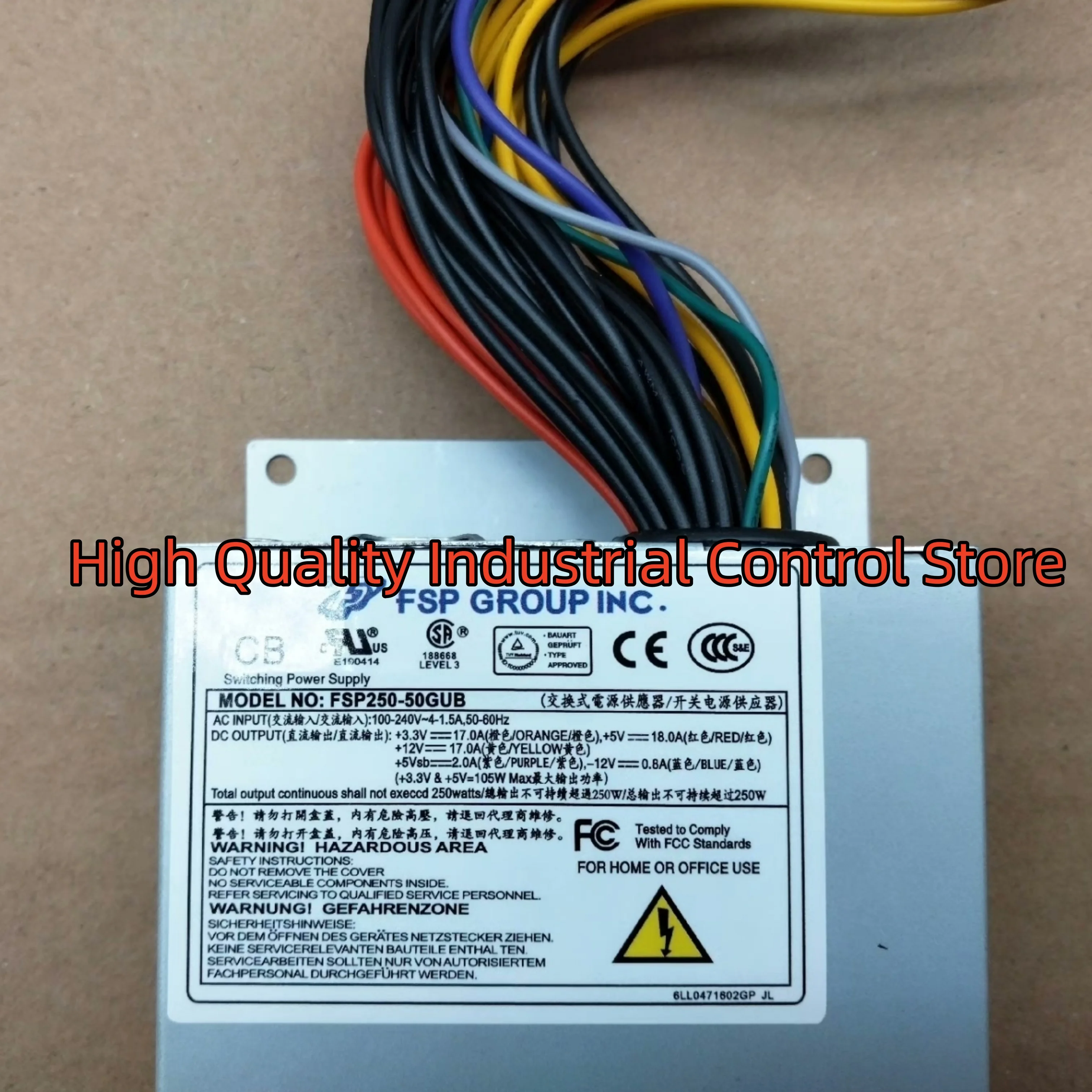 

Новый промышленный блок питания для ПК FSP250-50GUB FSP250-50LC