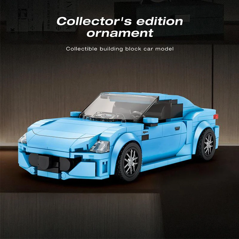 MOC City Technical Racing Car Building Blocks Kit modello di super veicoli educativi STEM fai-da-te per bambini Regali di Natale di compleanno