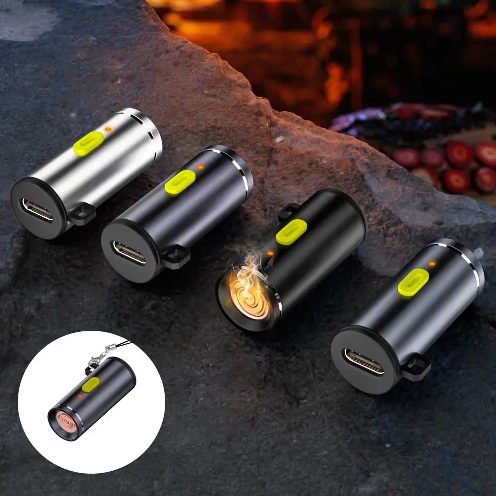 Universal Mini Cigarette Lighter Press Type Auto Shut-Off USB-C Lighter No Battery Non-Gas Safety Cigarette Lighter Air Travel view 4